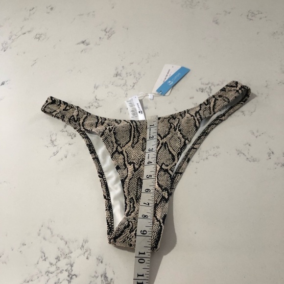 CUPSHE high waist bikini swimsuit bottom animal print size:L - Picture 5 of 12